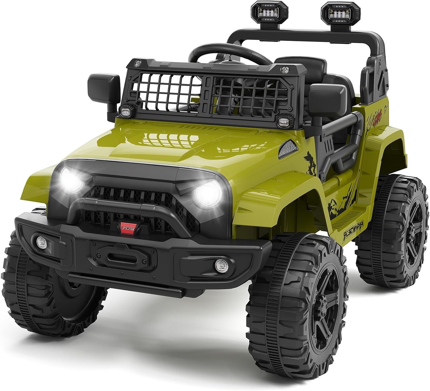 Electric Ride-On Truck Car for Kids with Bluetooth
