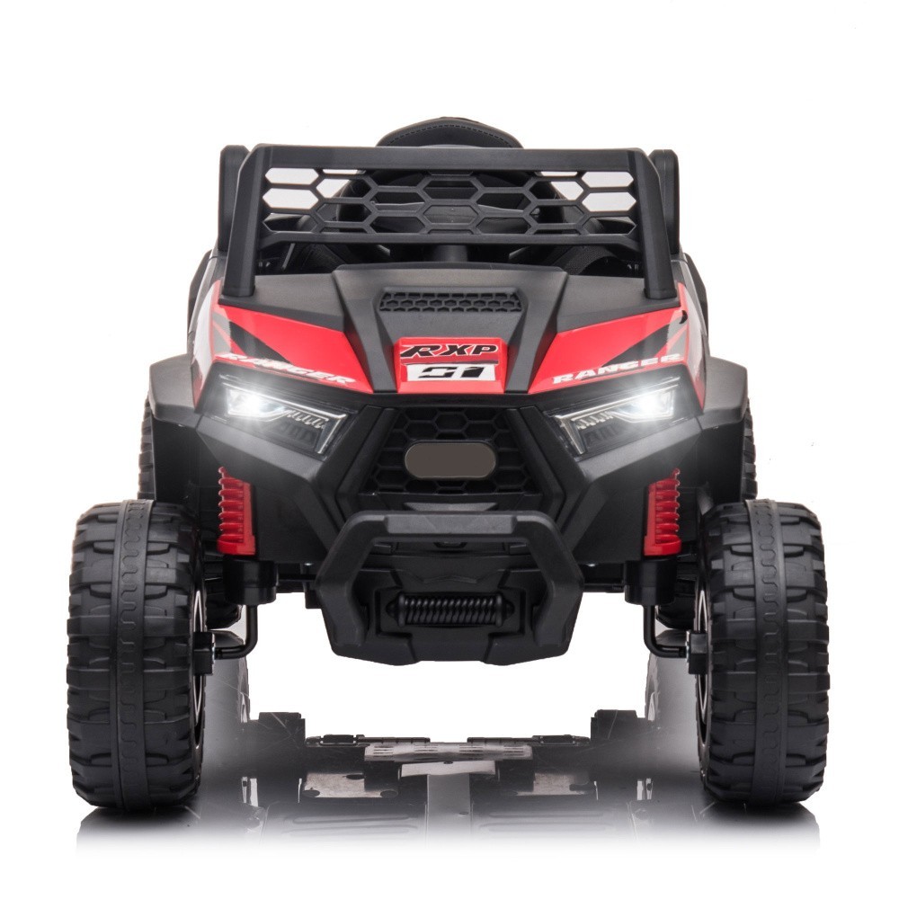12V kids Ride On Mini UTV Electric Car Front LED Lights & Horn For Children
