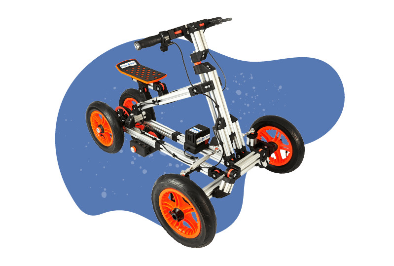 Electric Modular Kids Go Kart Bike 20+ Builds DIY Ride-On Aluminum Kit Ages 4-16