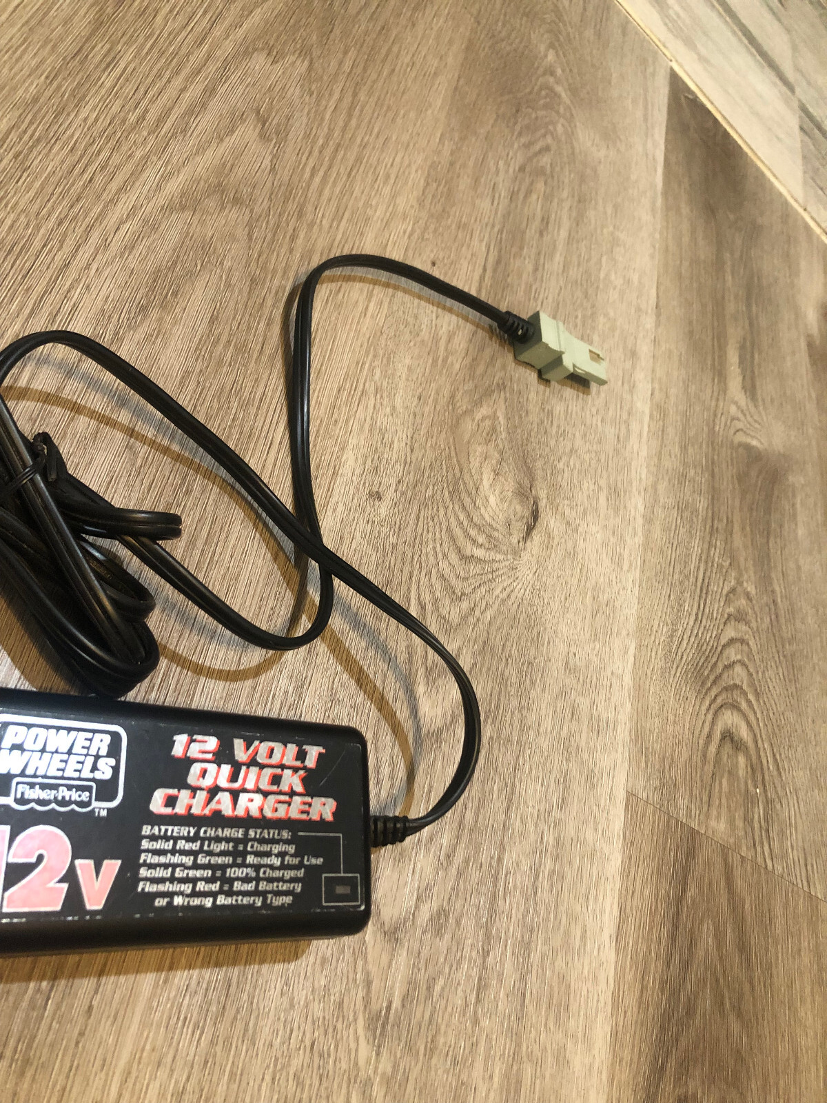 Genuine Fisher Price Power Wheels 12 Volt Quick Charger – Model 00801-1429 P103