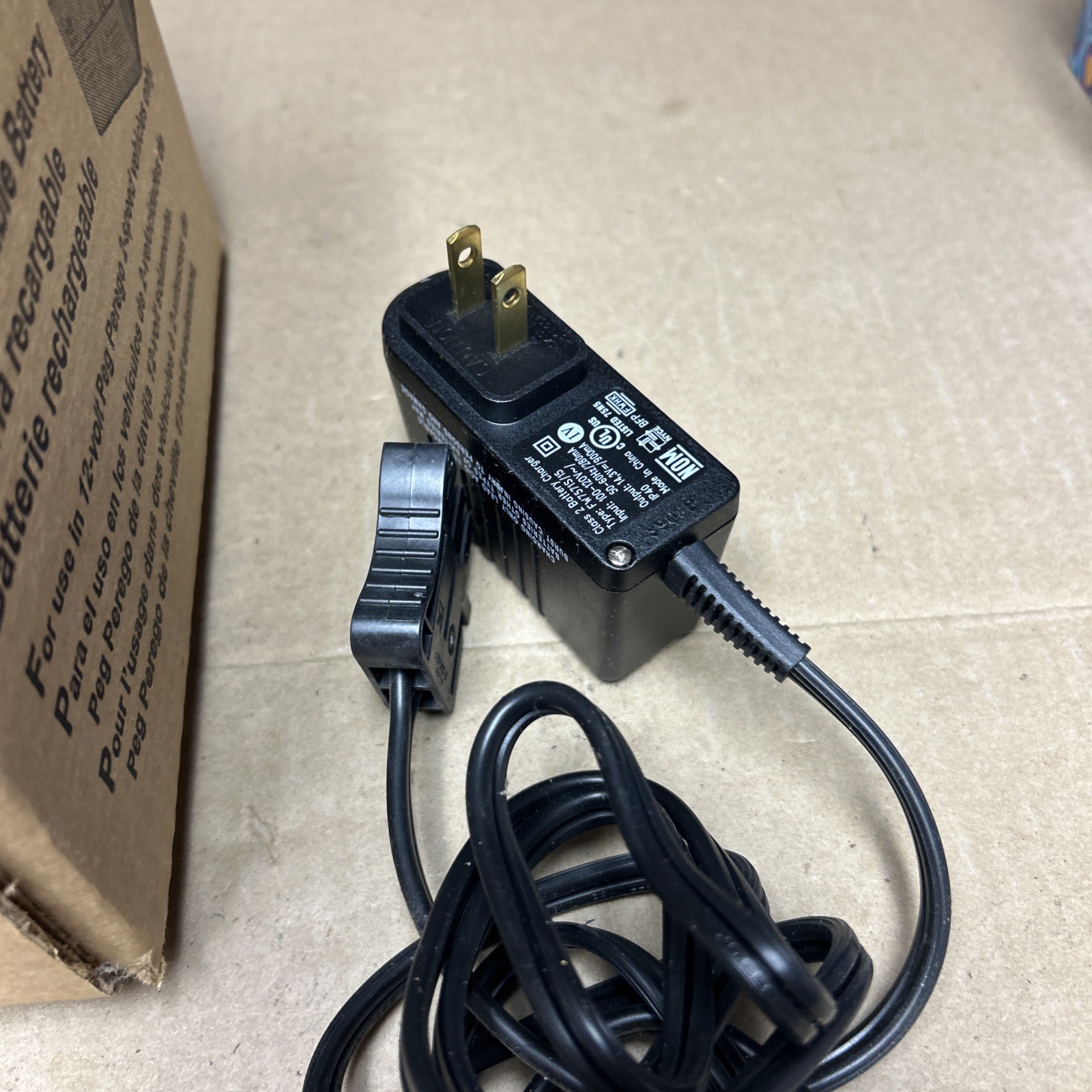 Genuine OEM Peg-Perego 12-Volt Battery For Ride On Vehicles, IAKB0501 W/ Charger