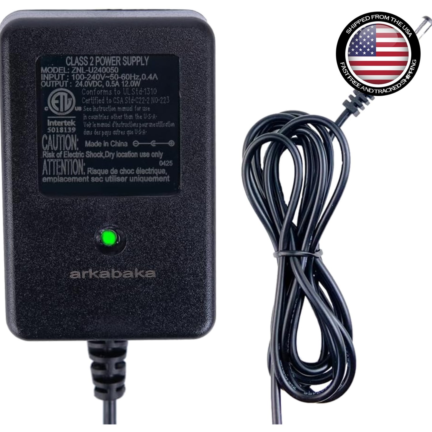 24V Ride-On Toy Charger with Overcurrent Protection – Lightweight & Easy to Use