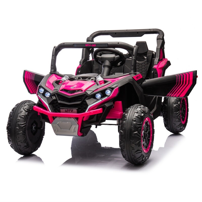24V Kids Ride On UVT Car 4-Wheels Electric Car Toys Off-Road W/Remote for Kid 3+