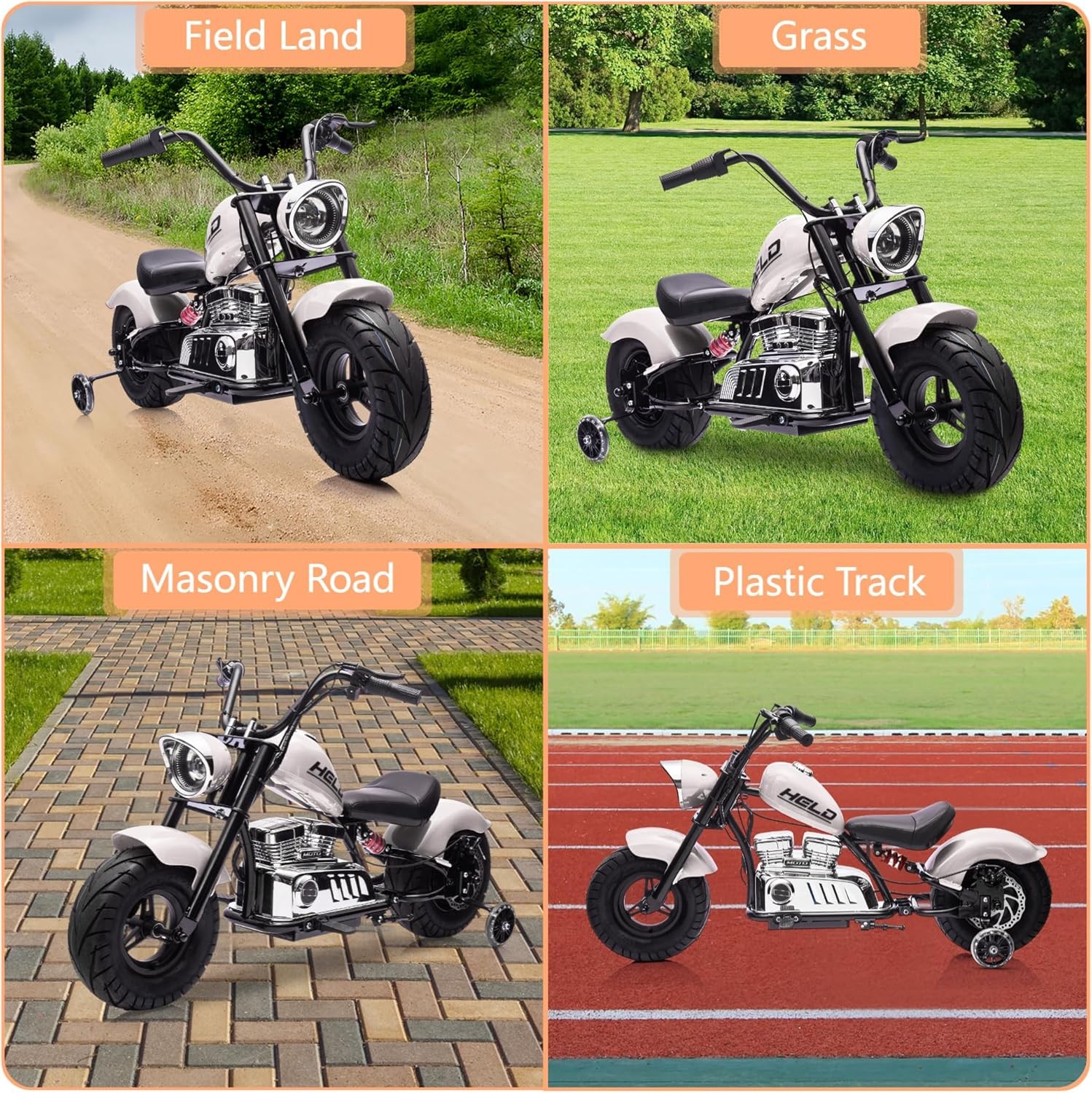 36V Electric Dirt Bike for Teens 16.5MPH&176LB Load Spring Suspension Multicolor
