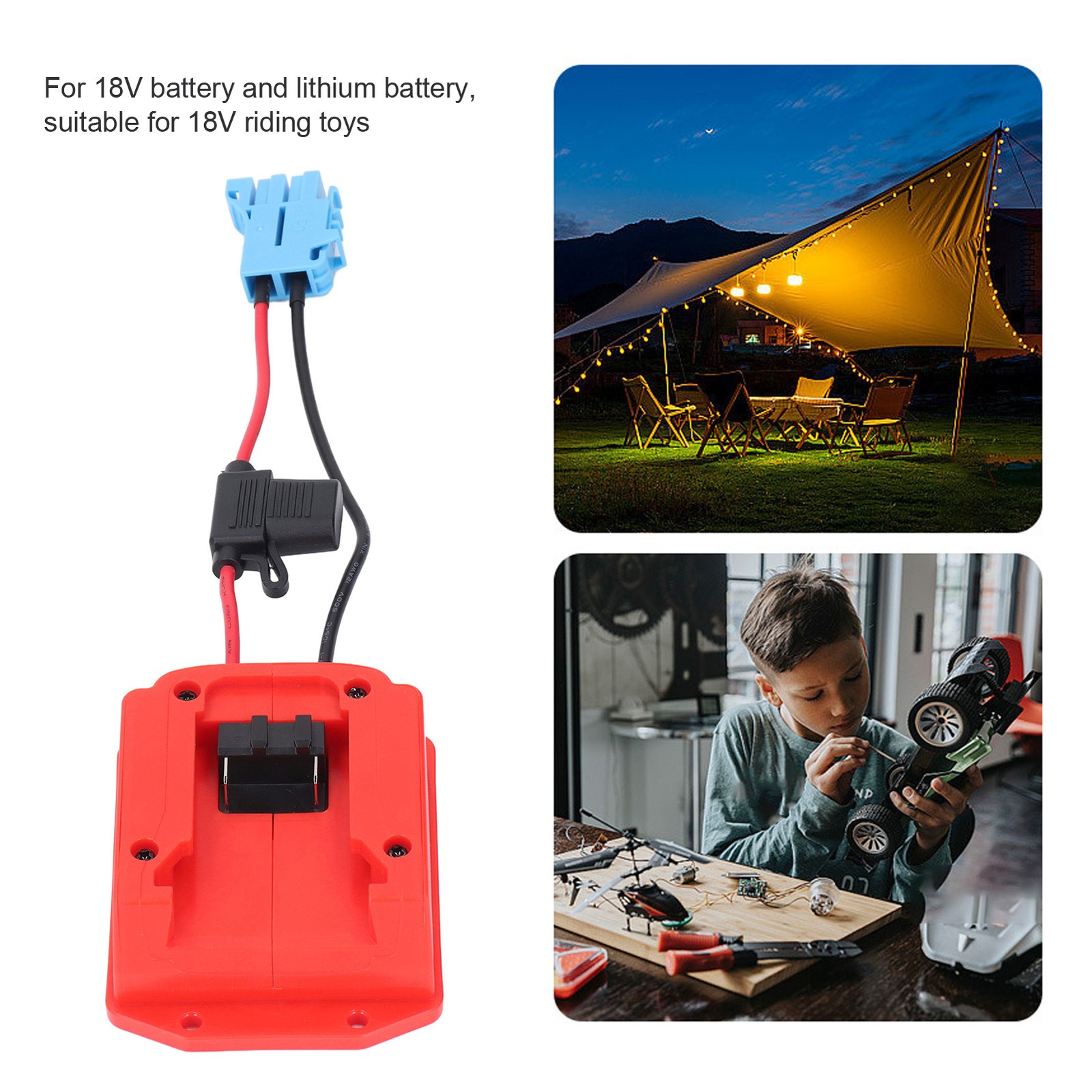 Children Riding Toys Battery Adapter Toddler Ride On Converter 18V For Peg