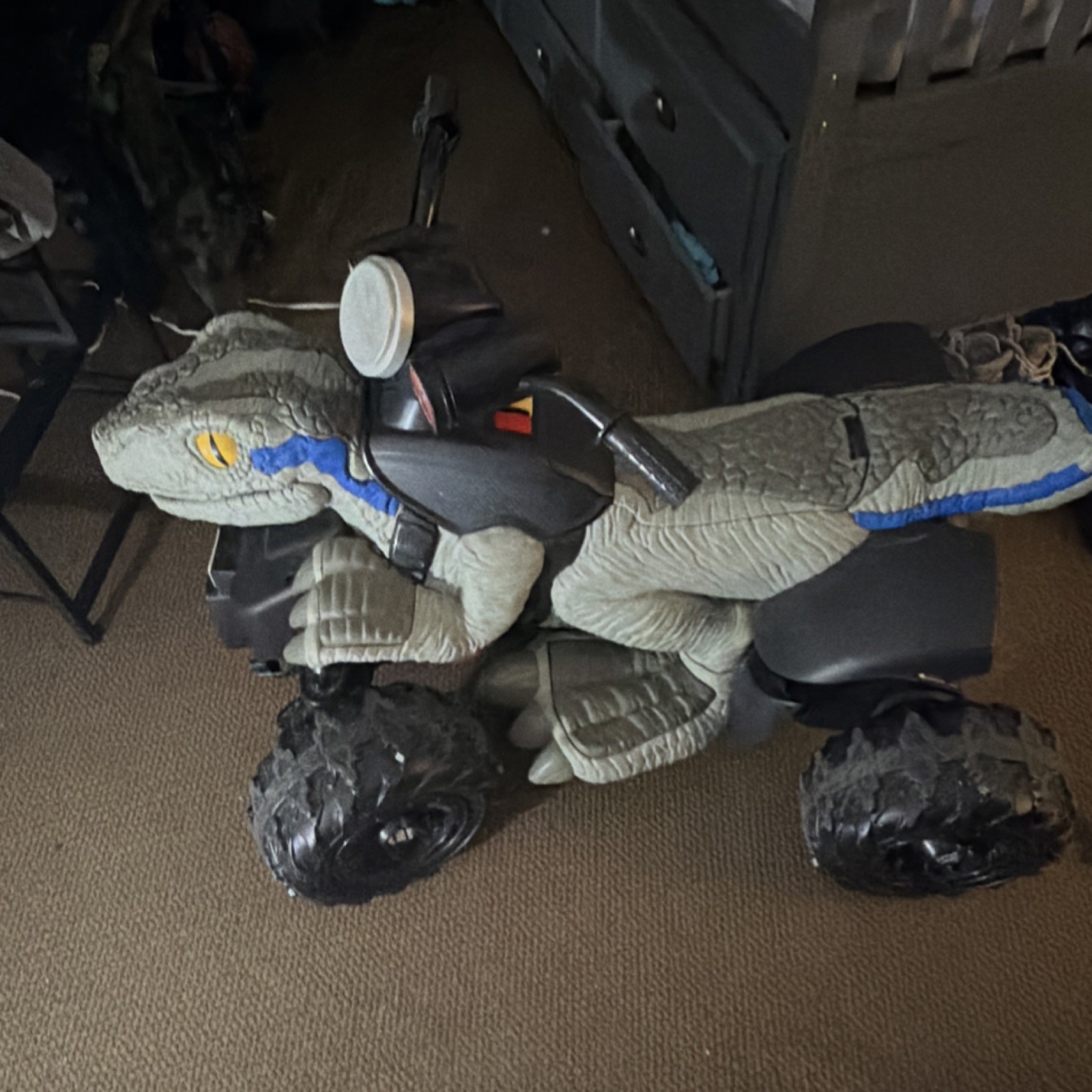 Fisher Price Dinosaur Battery Operated Ride-On Toy for Ages 3-7 Model 1001175653