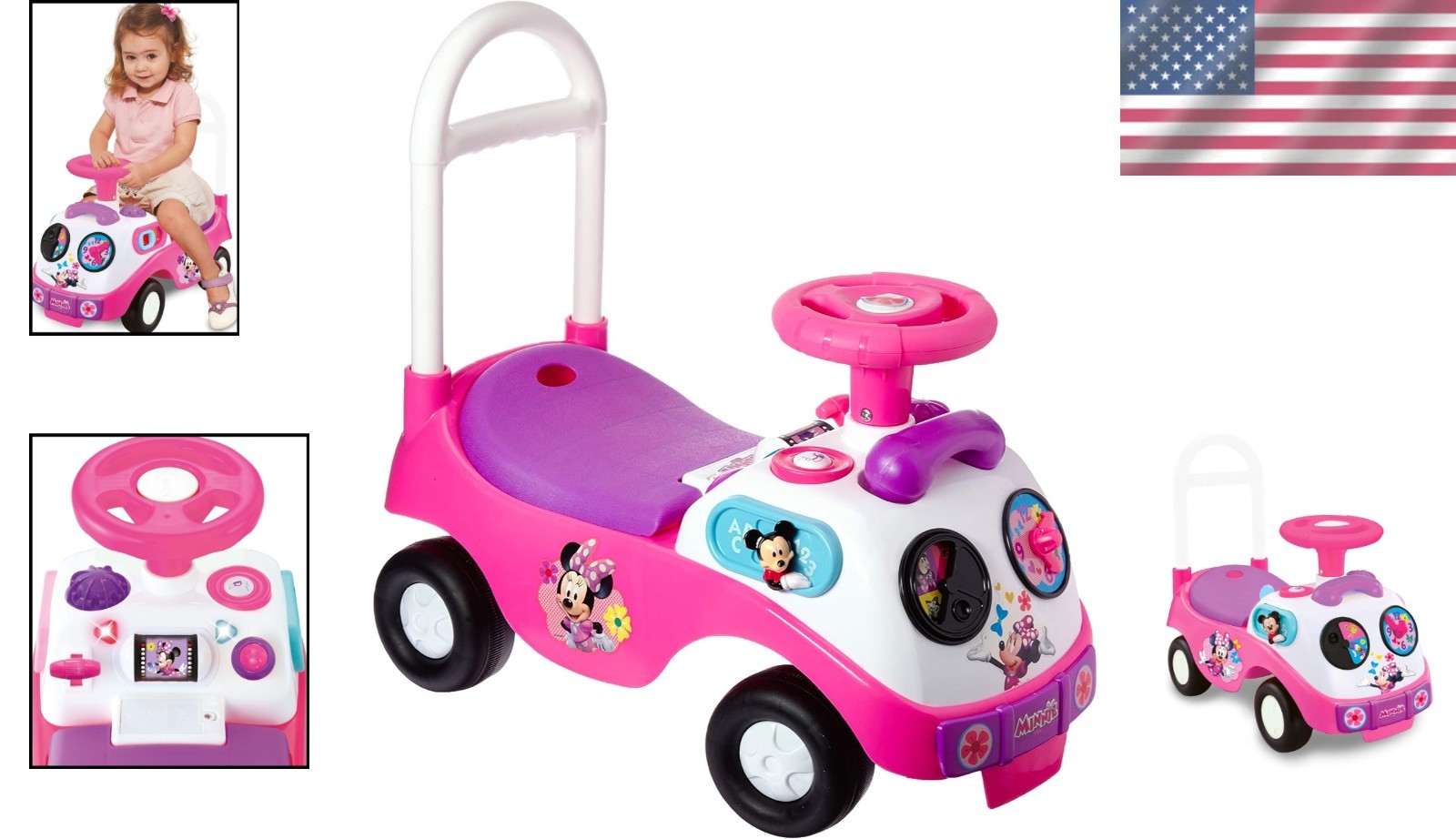 Minnie Mouse My First Ride-On with Steering Wheel