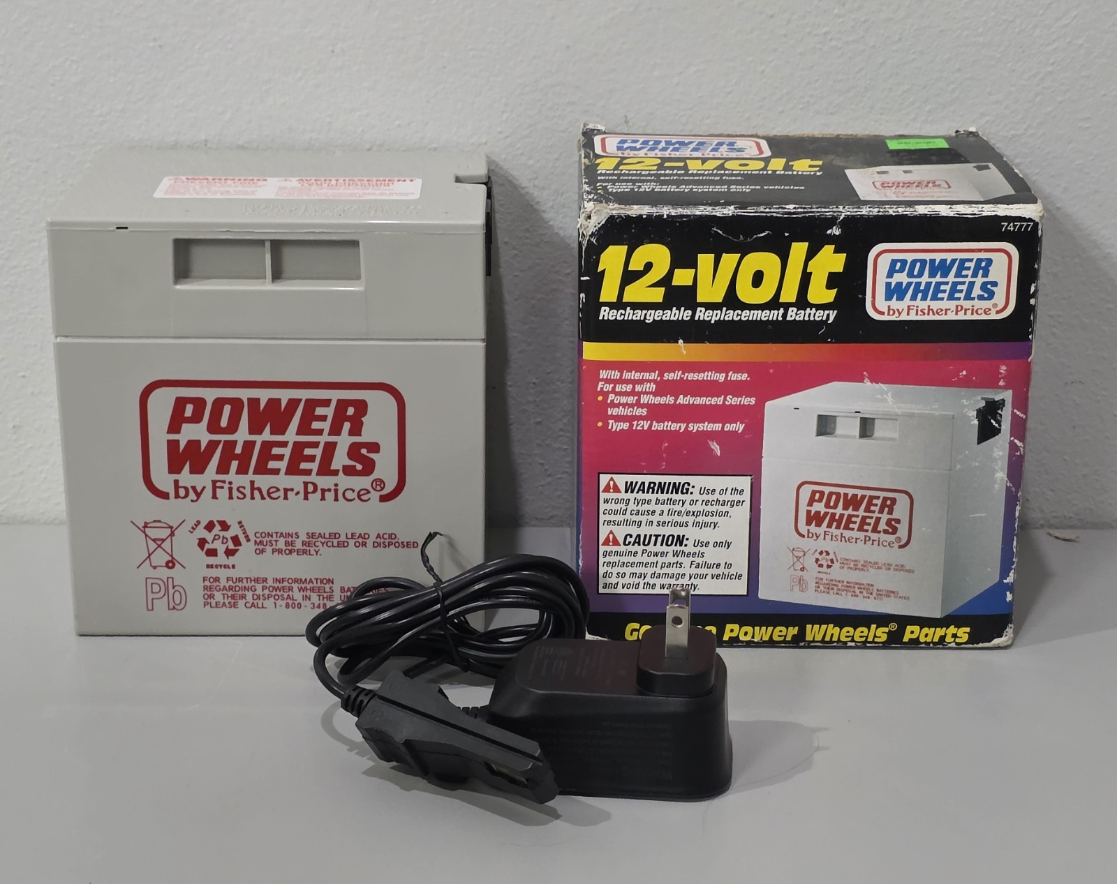 Fisher Price Power Wheels 12V Battery Replaces 00801-1869 / 00801-0930 TESTED ✅️