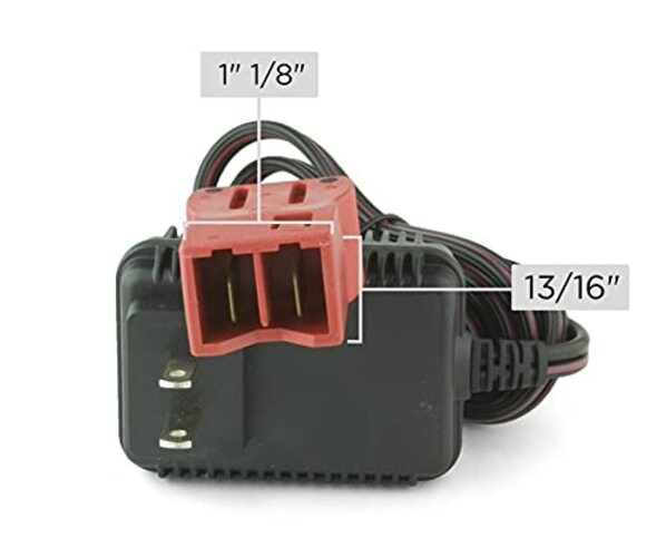 Replacement 6-Volt Charger for Fisher-Price Power Wheels – Red Battery Models