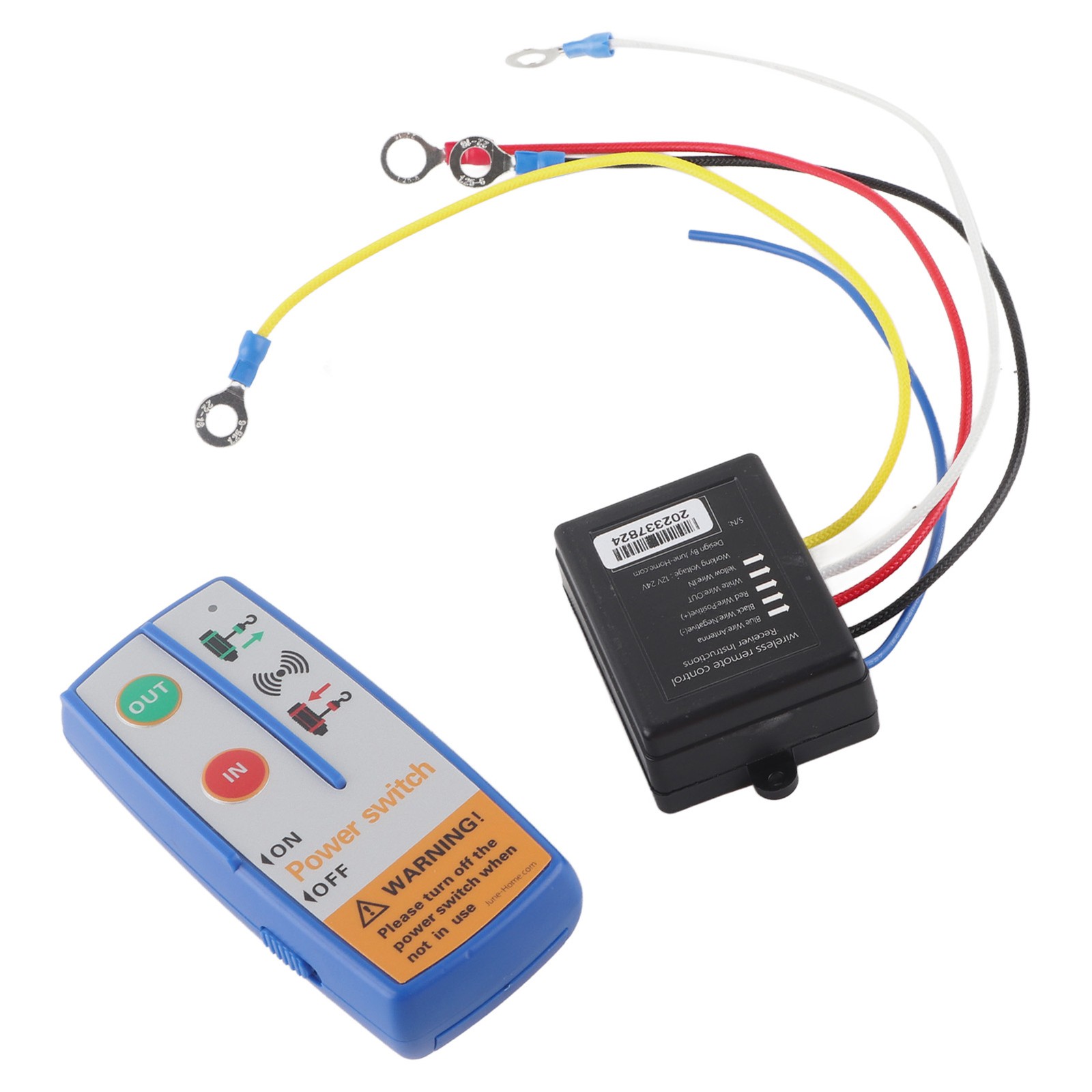 Wireless Winch Transmitter For Truck ATV SUV Remote Control System MRQS
