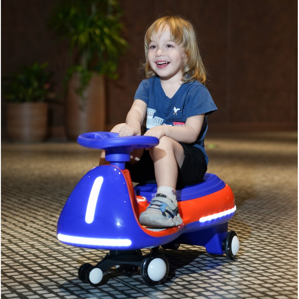 12V Battery Electric Twist Car for Kids One Key Start Bluetooth