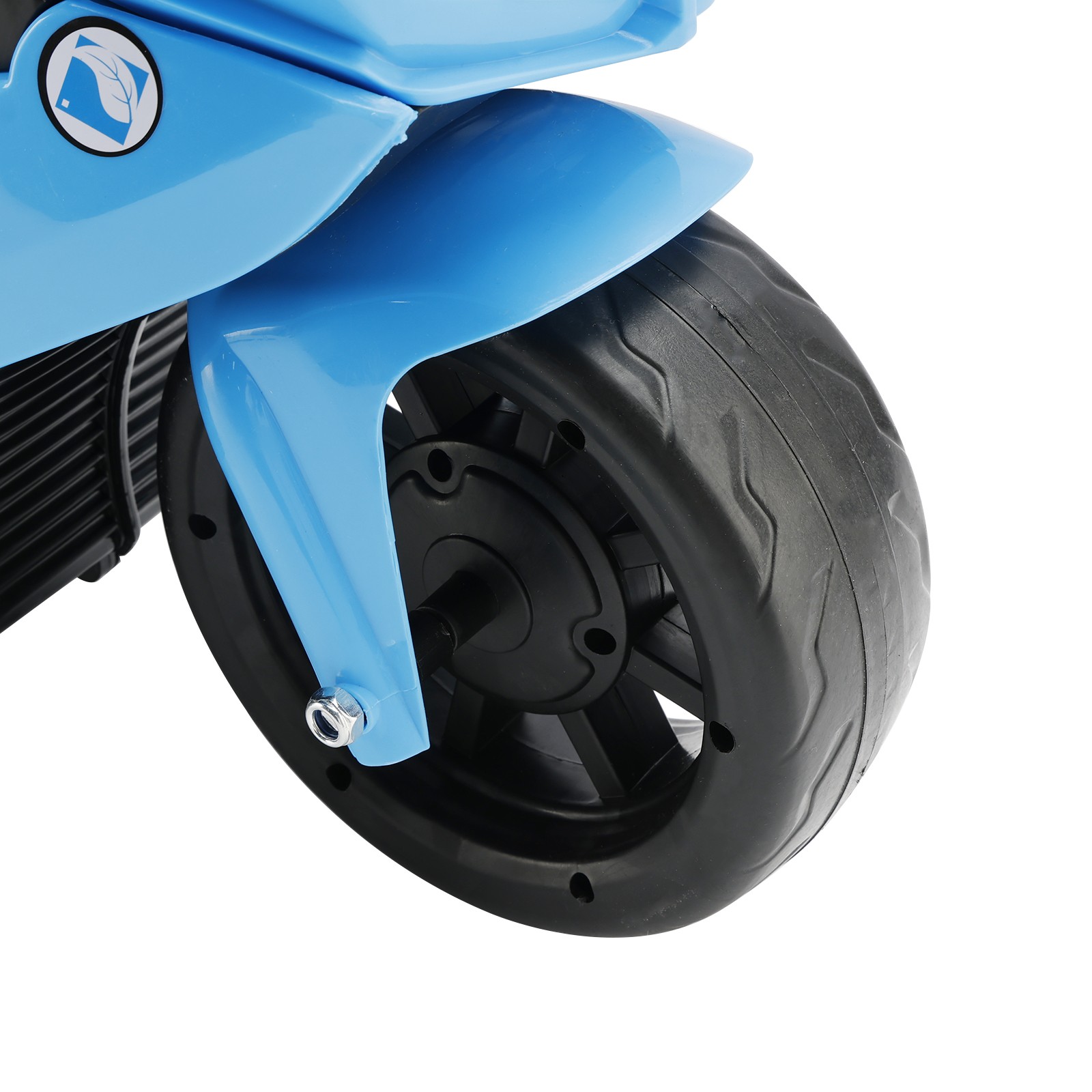 3Wheel 6V Kid Ride On Motorcycle Electric Toy With Remote Control LED Light Blue