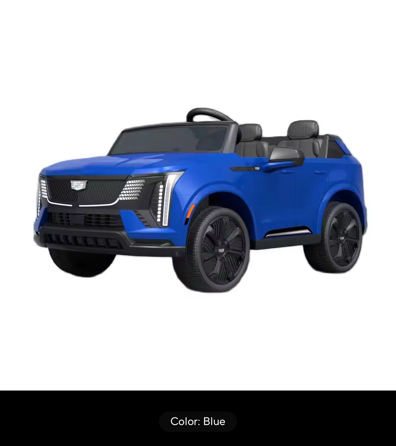 Cadillac 24V Ride On Electric Car,Remote Control,2Seater, 4Wheel Shock Absorbers