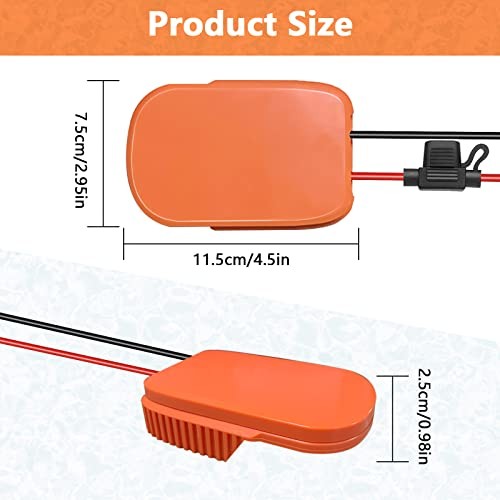 Power Wheel DIY Adapter for Ridgid AEG 18V Hyper Battery Dock Power 1PCS