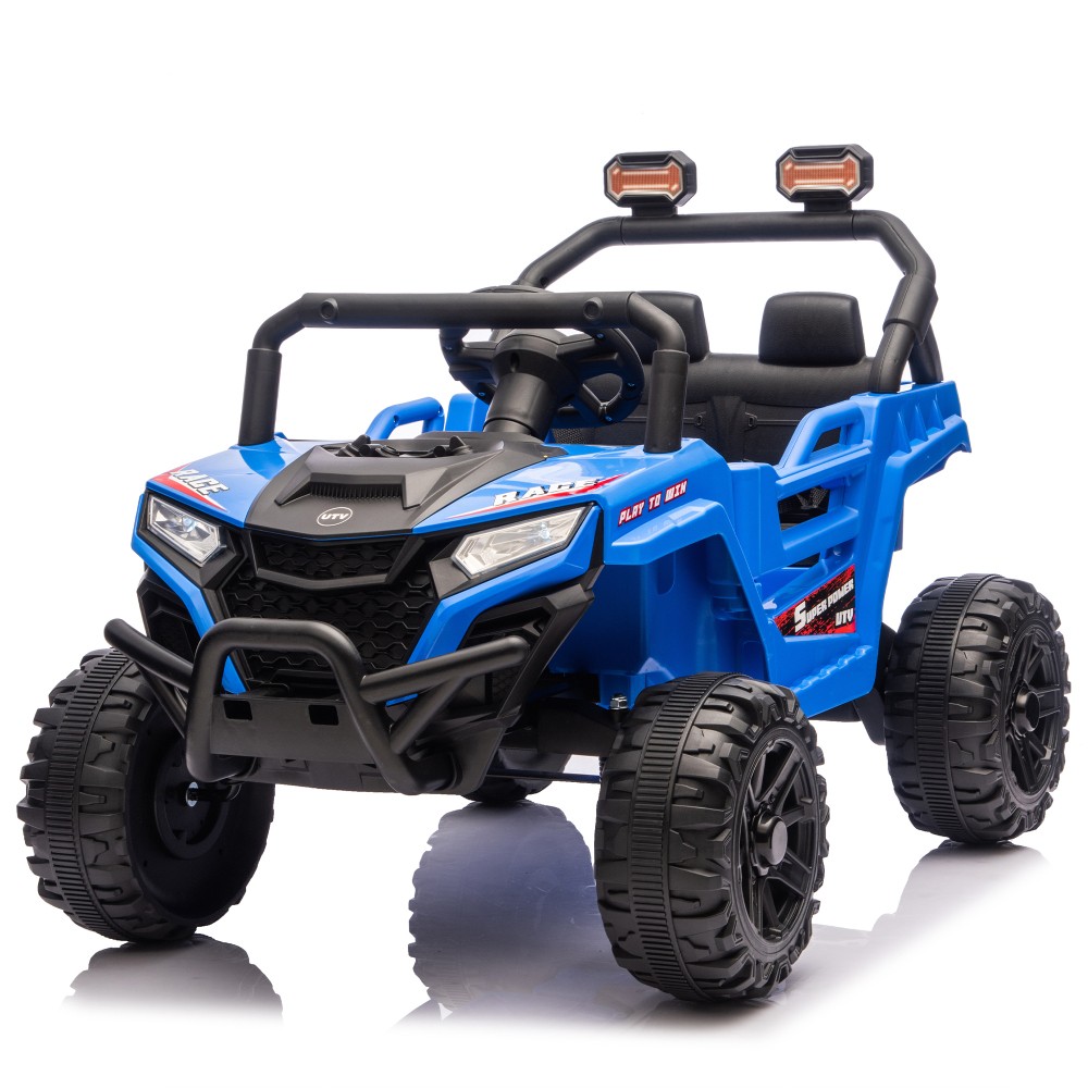 12V 2WD Kids Ride On UTV W/ 2.4G PC,Anti-Collision Bar,High Chassis,Anti-Slip