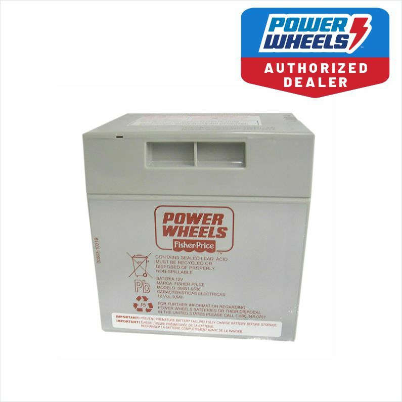 Power Wheels Y8812 Disney Princess Mustang 12 Volt 12V Gray Battery Genuine