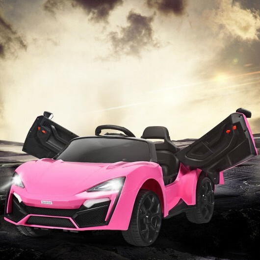 12V Kids Ride-On Car 2.4G RC Electric Vehicle w/ LED