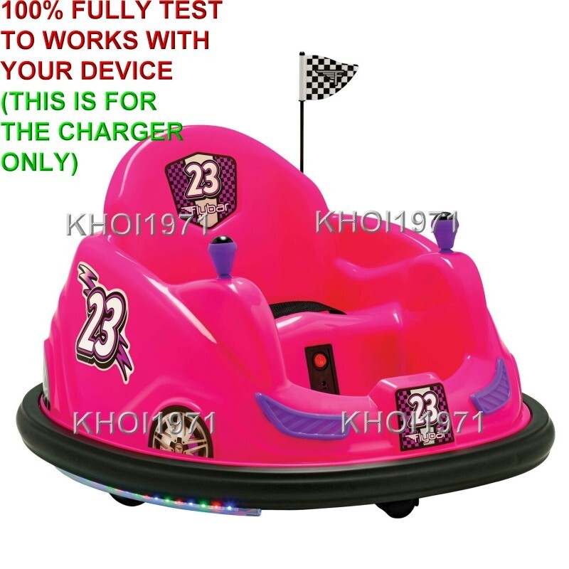 8FT WALL charger AC adapter FOR Flybar Bumper Car ride on 6V-BATTERY
