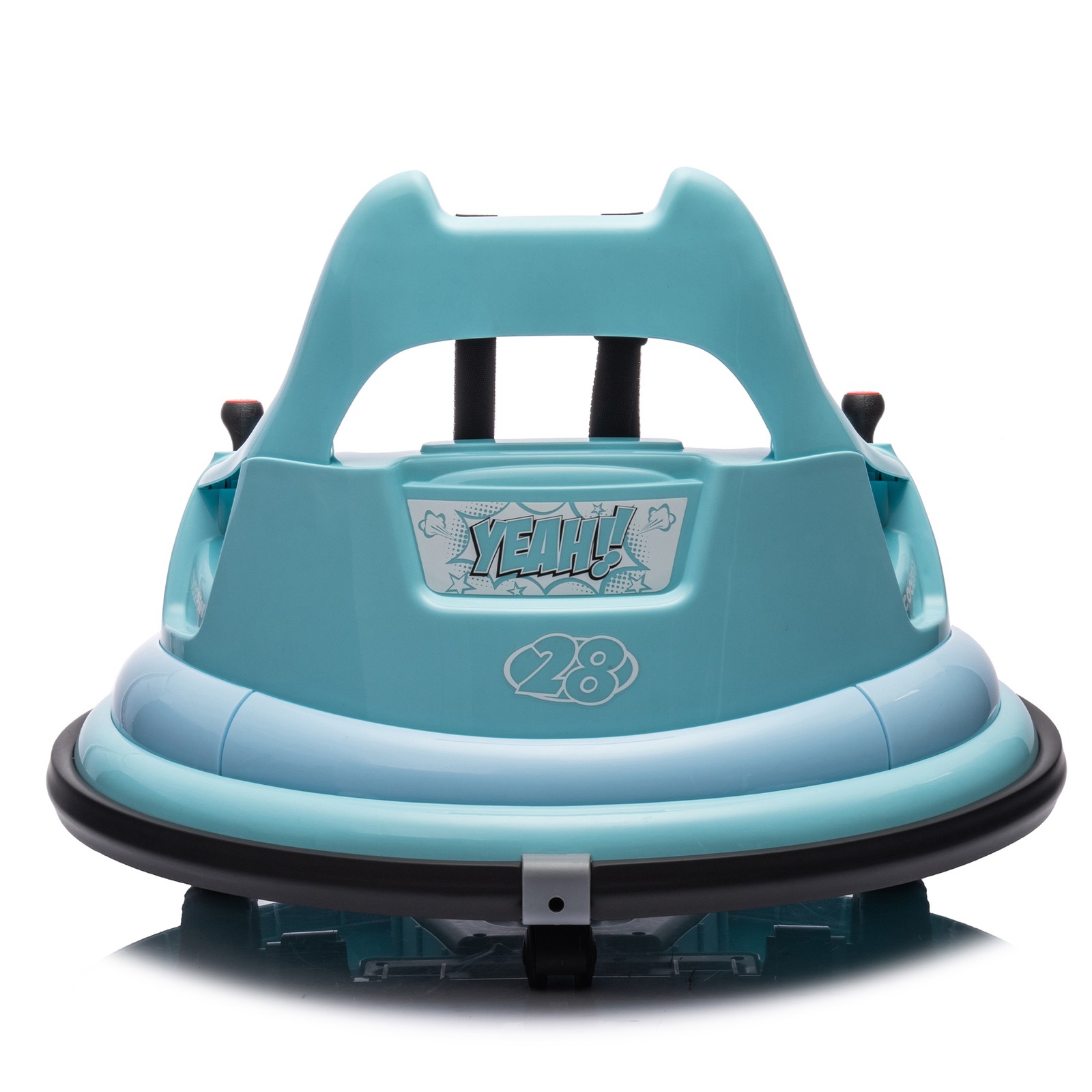 12V Ride on Bumper Car for Kids Electric Car for Kids 1.5-5 Years Old LED Blue
