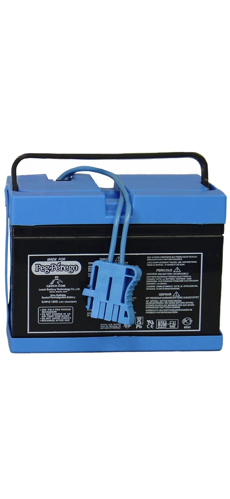 Peg Perego 12V Battery Official Genuine Part IAKB0501