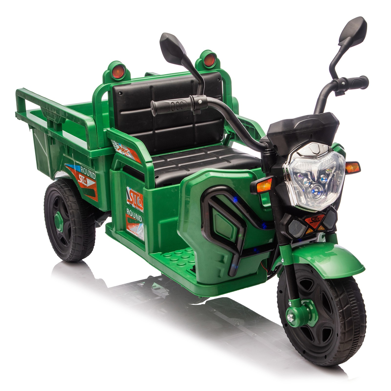 12V Kids Electric 3-Wheel Cargo Truck 2WD Ride on Truck Car Gift for Boys &Girls