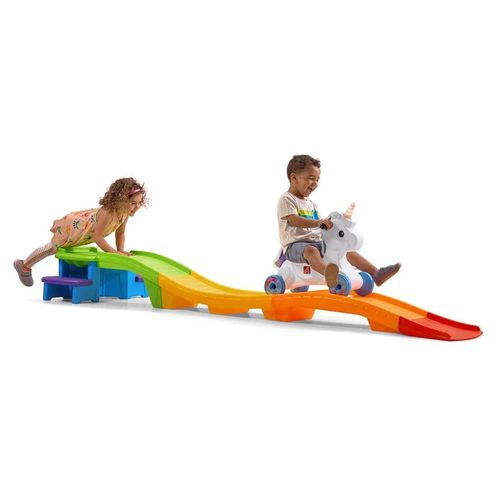 Toddlers Step2 Unicorn up & down 9 ft Roller Coaster Ride-On Toy Xmas