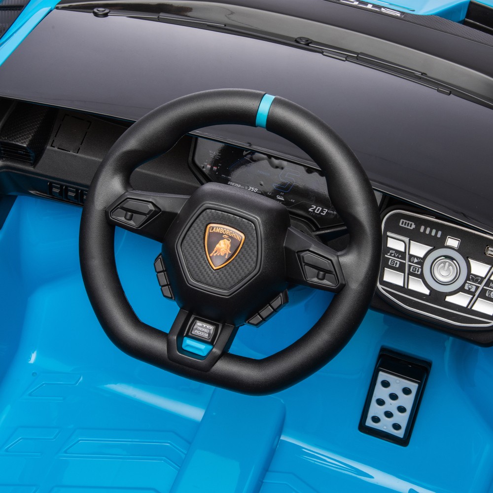 Kids Lamborghini Huracan Sto 24V Electric Ride-On Car w/ Drift, LED, Music