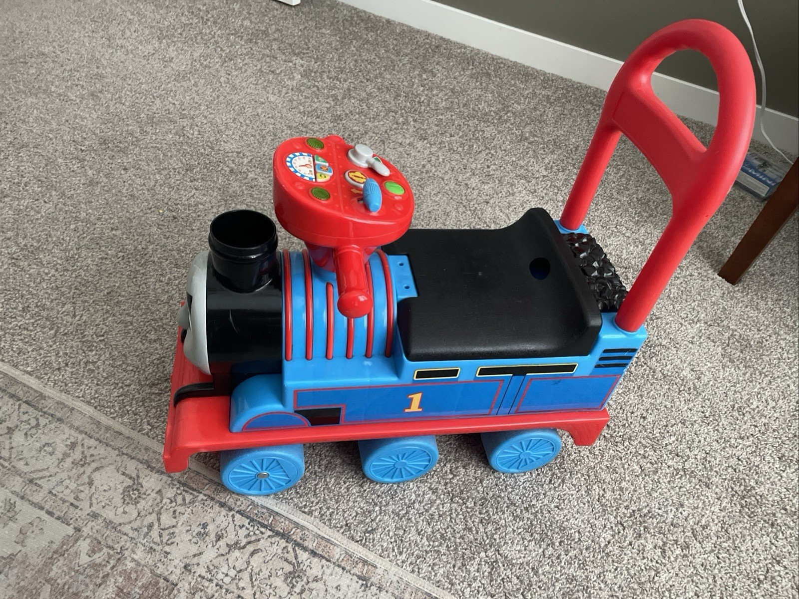 Kiddie land Thomas The Train Tank Engine Activity Ride On Lights Sounds