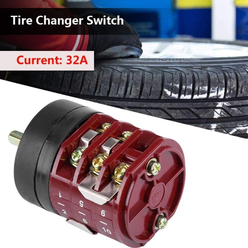 32A Car Tire Machine Reversing Switches with Overload Protective for Garage Use