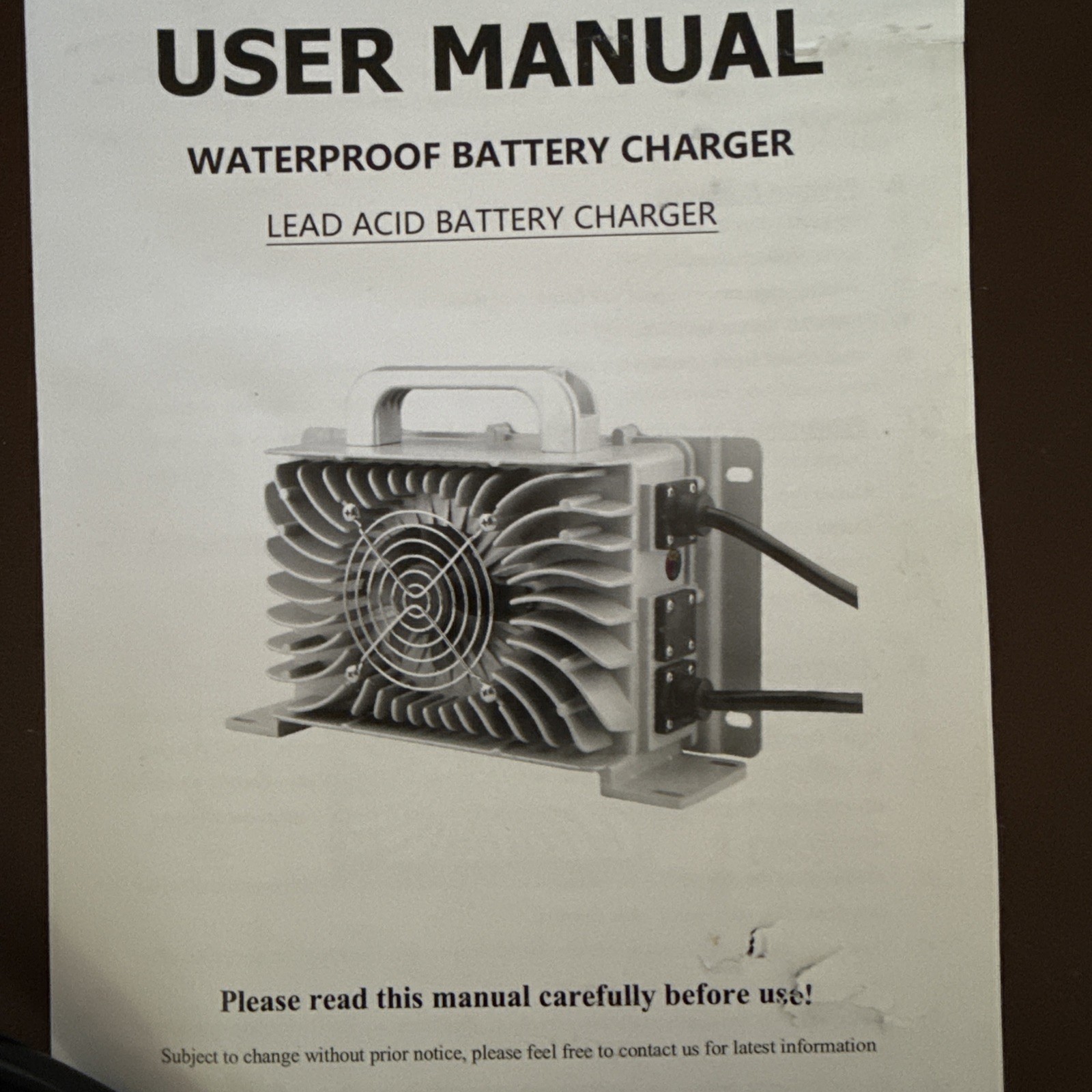 36V 20A Battery Charger for 36 Volt Club Car/Yamaha Golf Cart. Open Box