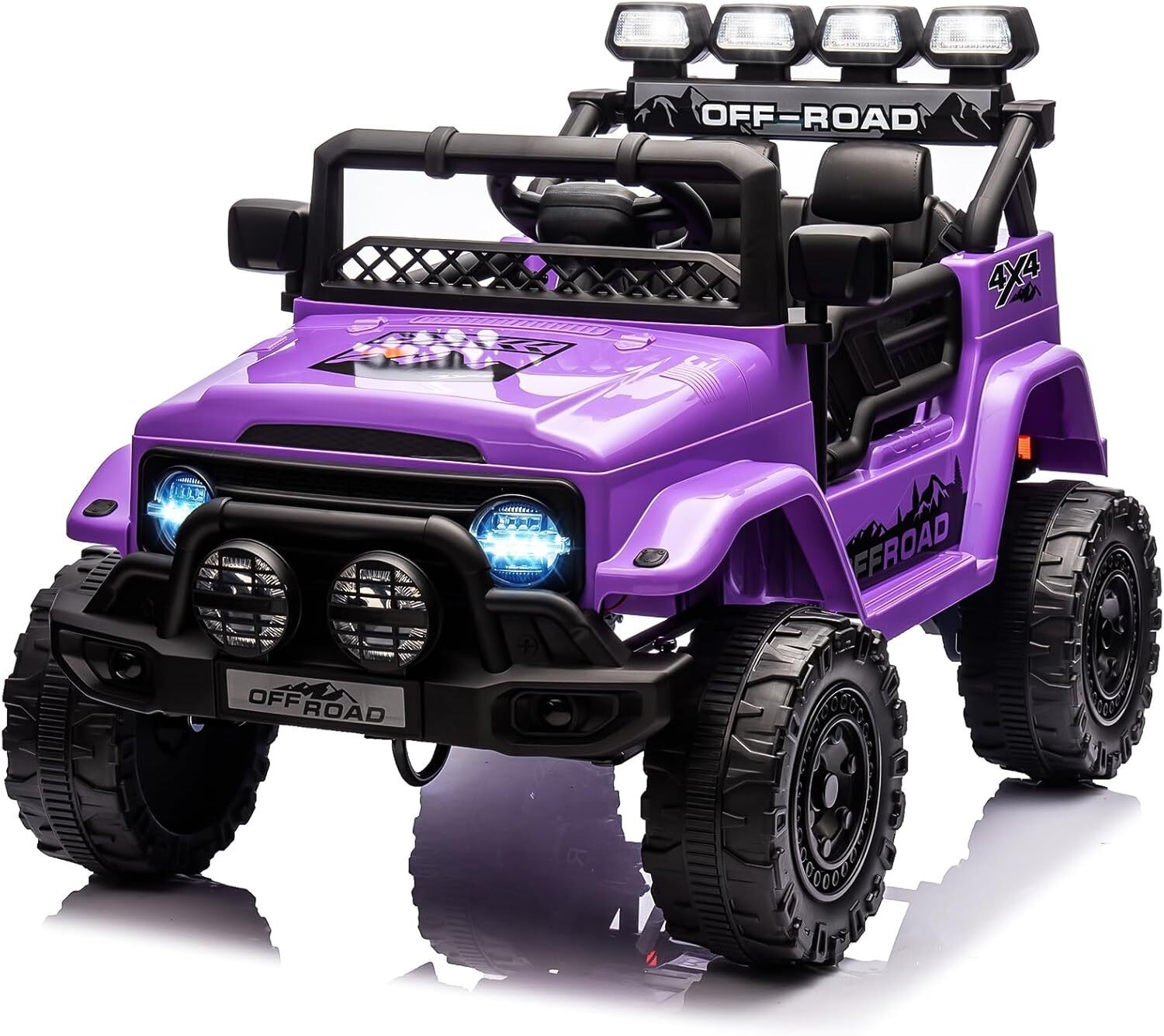 12V Electric Ride On Truck Car Toys w/Remote Control 3 Speed Music for Kids Xmas
