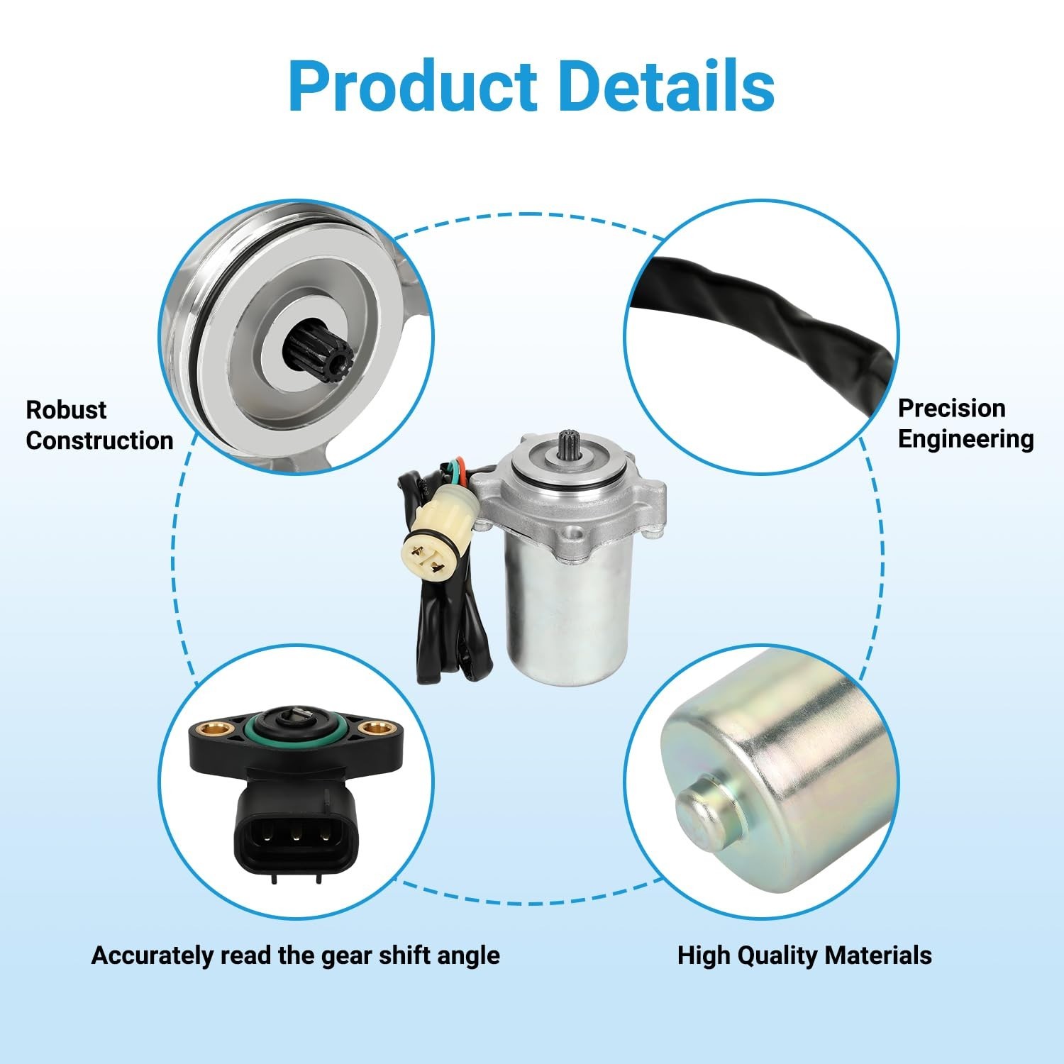 Electric Power Shift Control Motor & Angle Position Sensor Compatible with Ra…