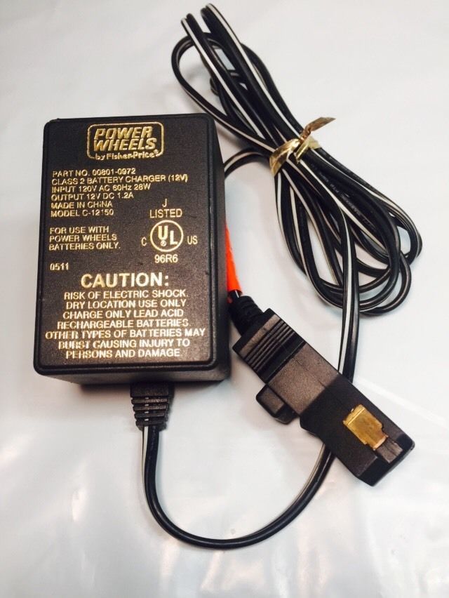 12v dc 1.2A Fisher Price 00801 0972 BATTERY CHARGER pointed C12150 power supply