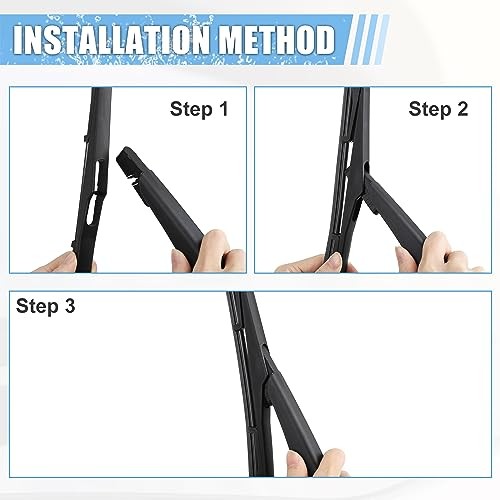 Rear Windshield Wiper Blade Arm Replacement Set Quality Fit for Jeep