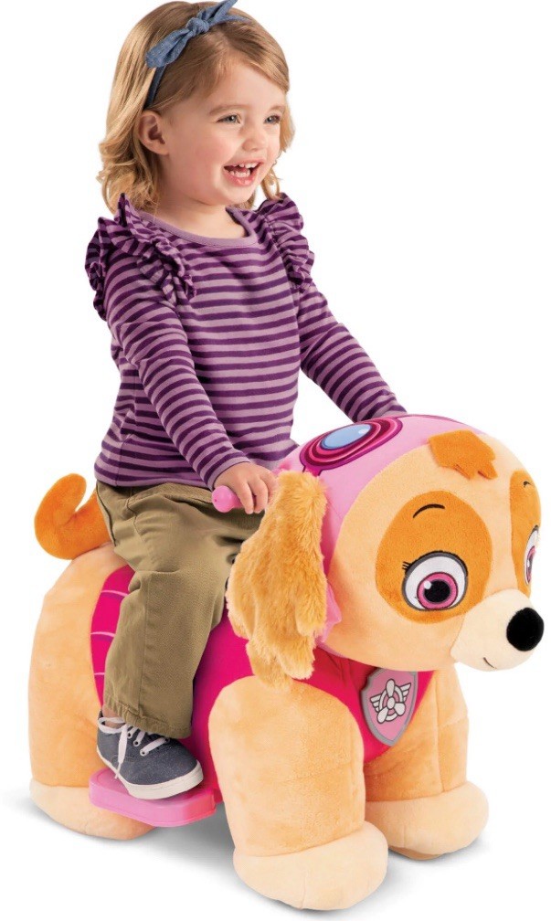 Nick Jr Paw Patrol “Skye” 6V Plush Ride On For Toddlers Ages 18 Months +