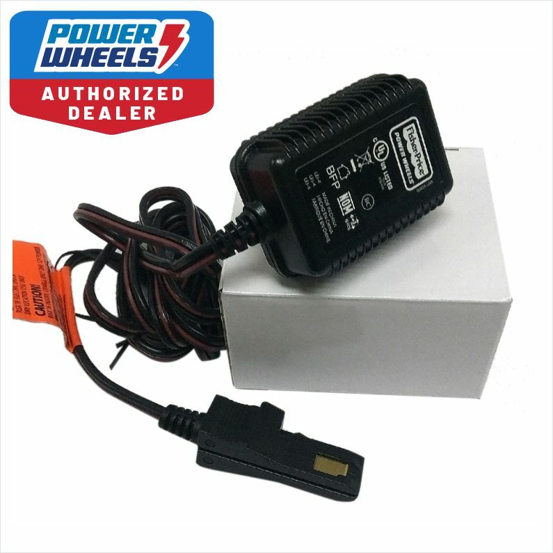 Power Wheels Barbie KFX Fisher Price 12 Volt Gray Charger Genuine