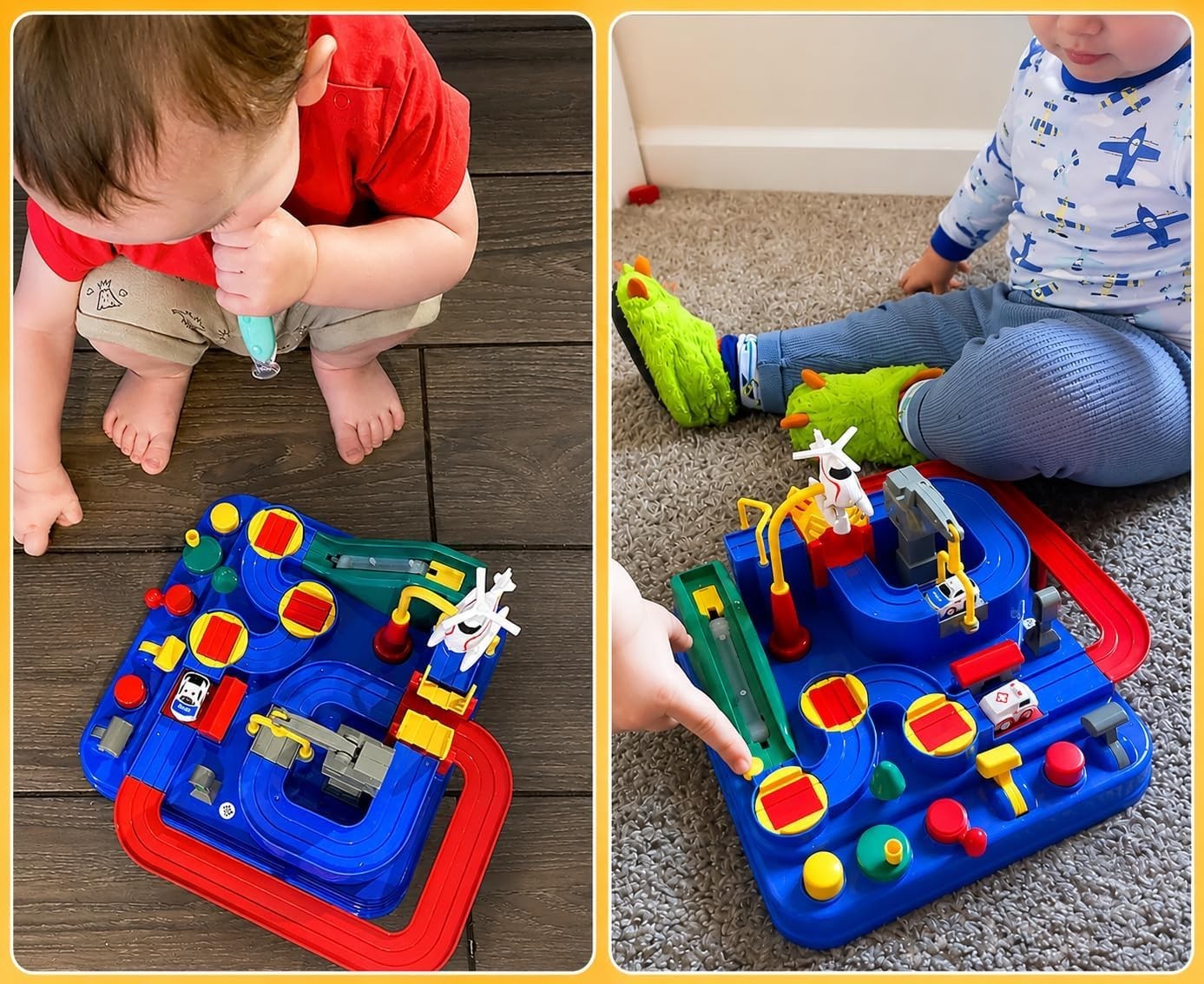 Car Race Track for Kids Ages 3+, Kids Car Toys for 3 Old Boys, Race Track fo…