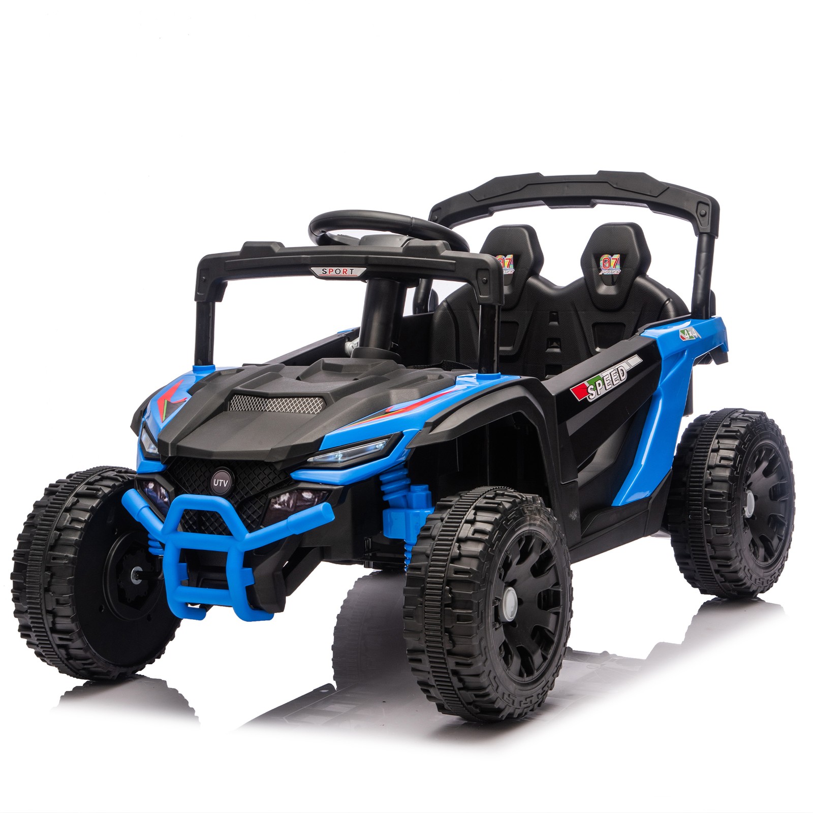 24V Kids Ride on UTV Electric Off-Road Car Speed 1.86-3.11mph w/Remote Control