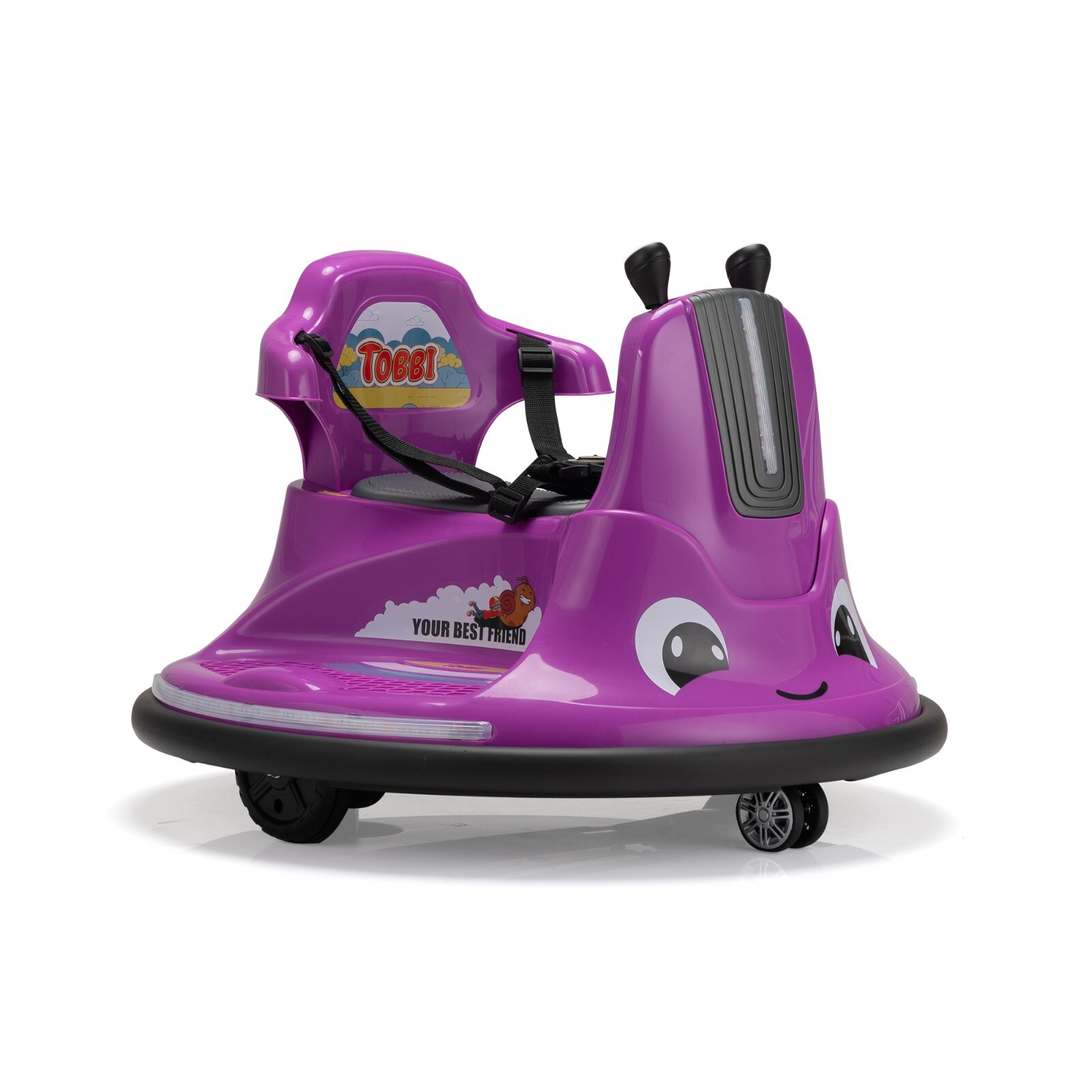 TOBBI Snail Bumper Car 12v Electric Kids Ride on Toy Battery Powered Vehicle