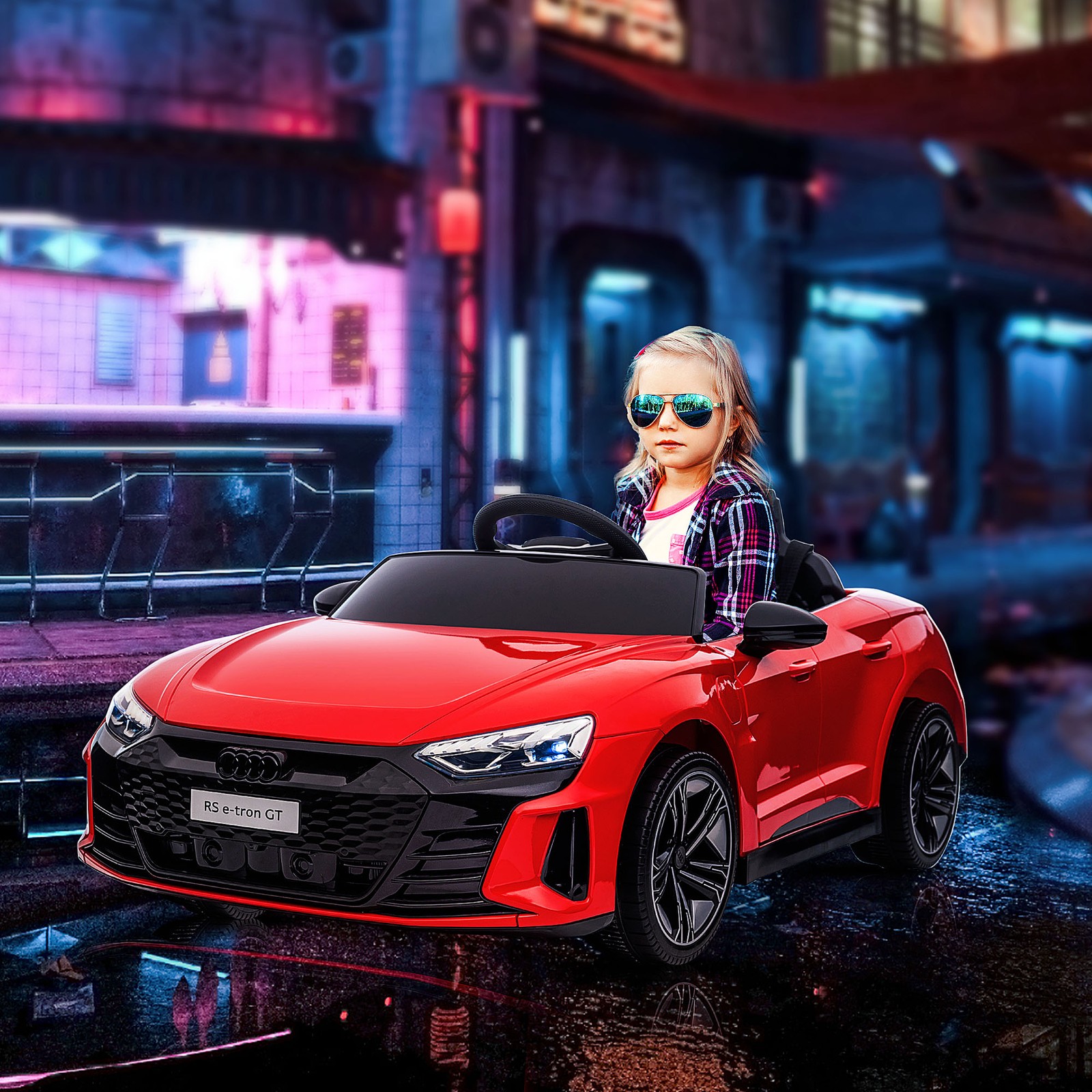 12V Kids Electric Ride On Car, Licensed Audi RS e-tron GT