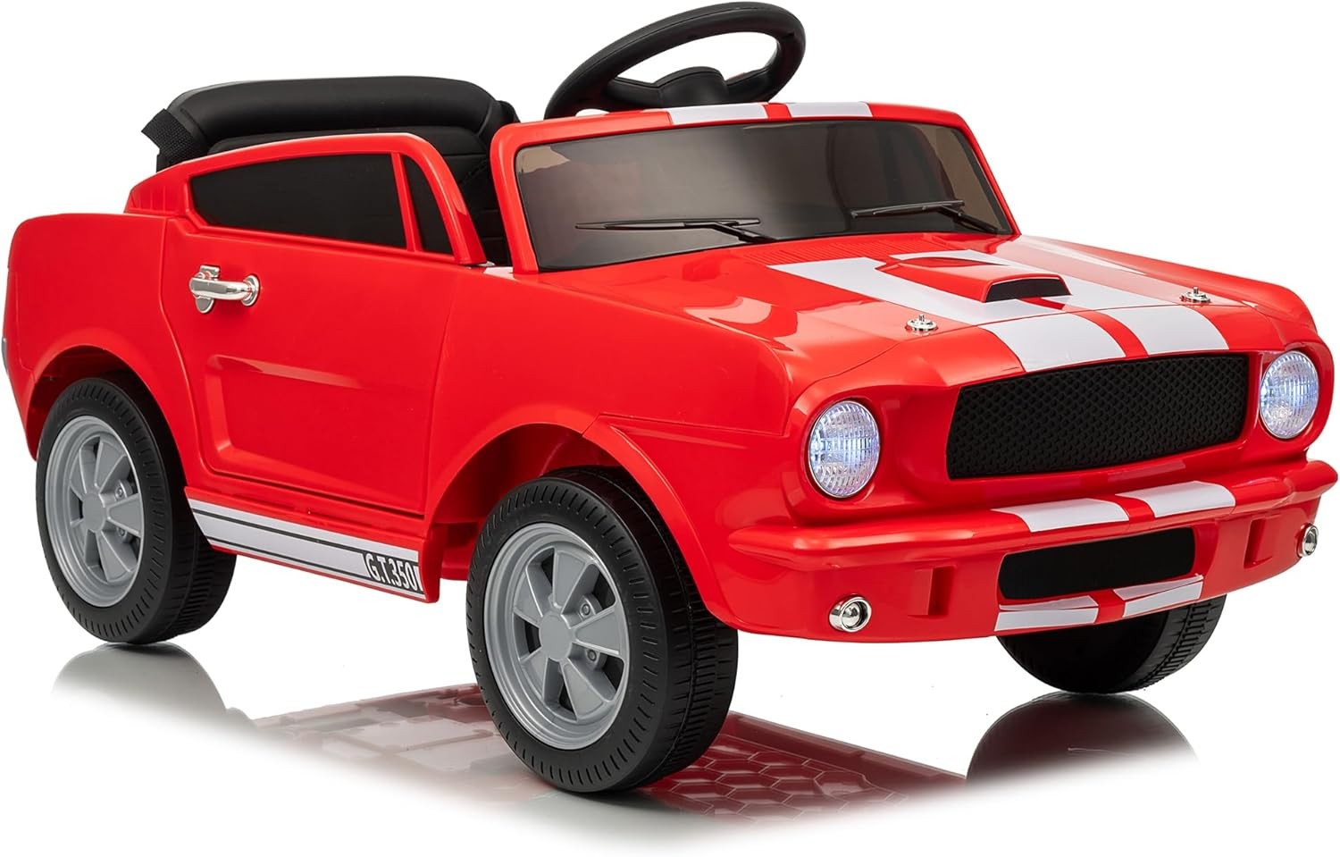Kids Electric 24/12V Wheeler Car Ride on Toy Licensed Shelby GT350 w/ Remote Toy