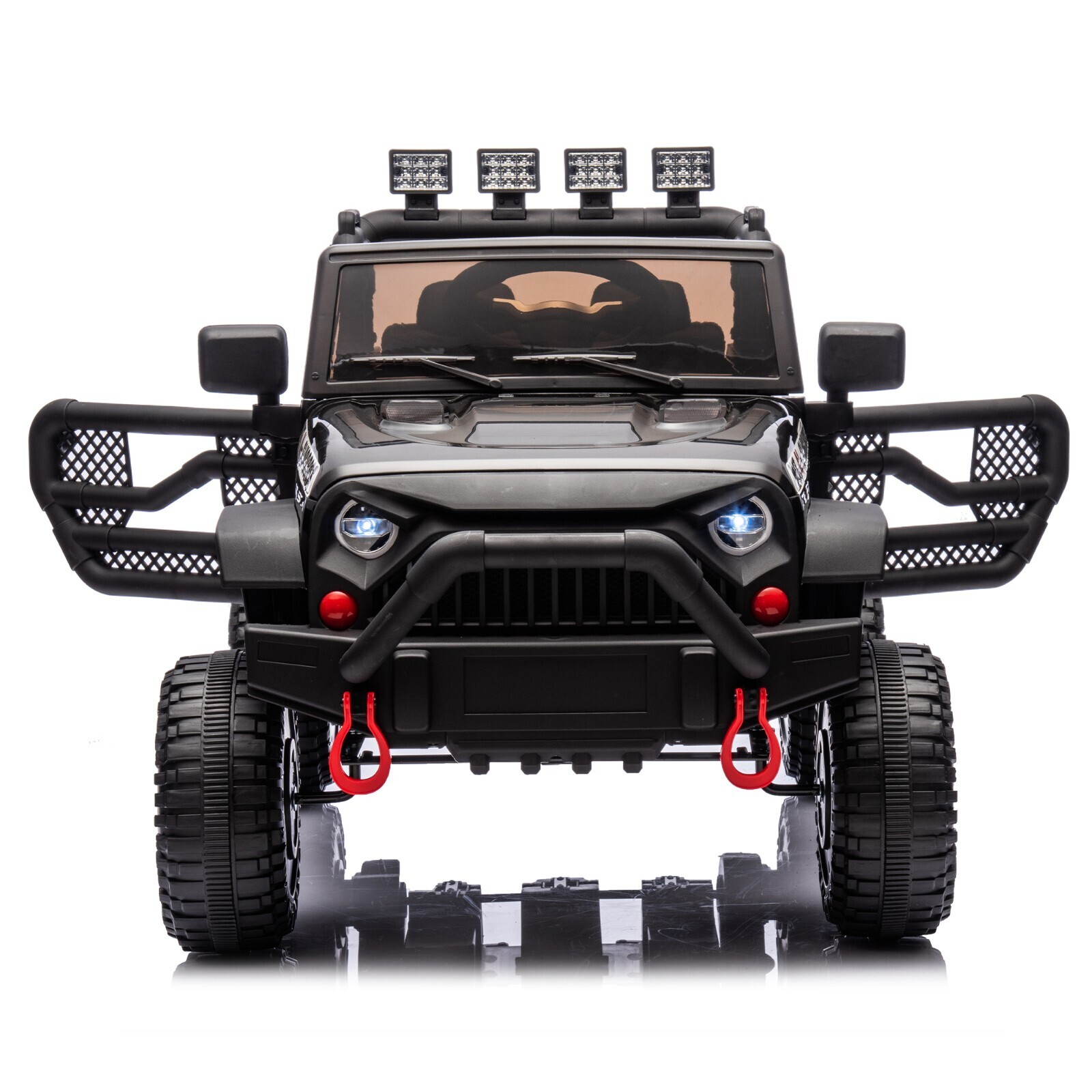 24V 400W Kids Ride on Jeep Electric Car Toy Four Wheel Suspension w/ Remote MP3
