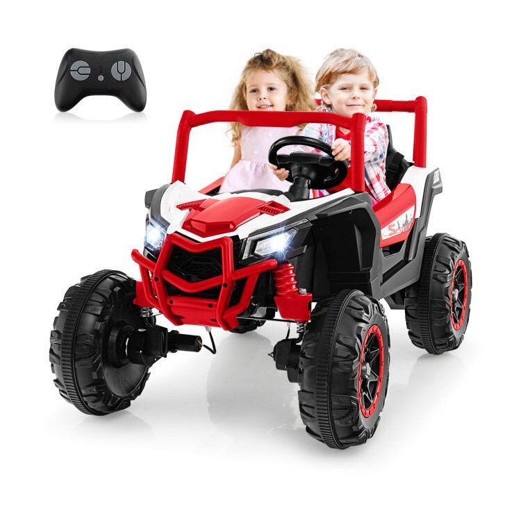 24V Battery Powered 2-Seater Kids Electric Toy Car Gift Kids With Remote Control