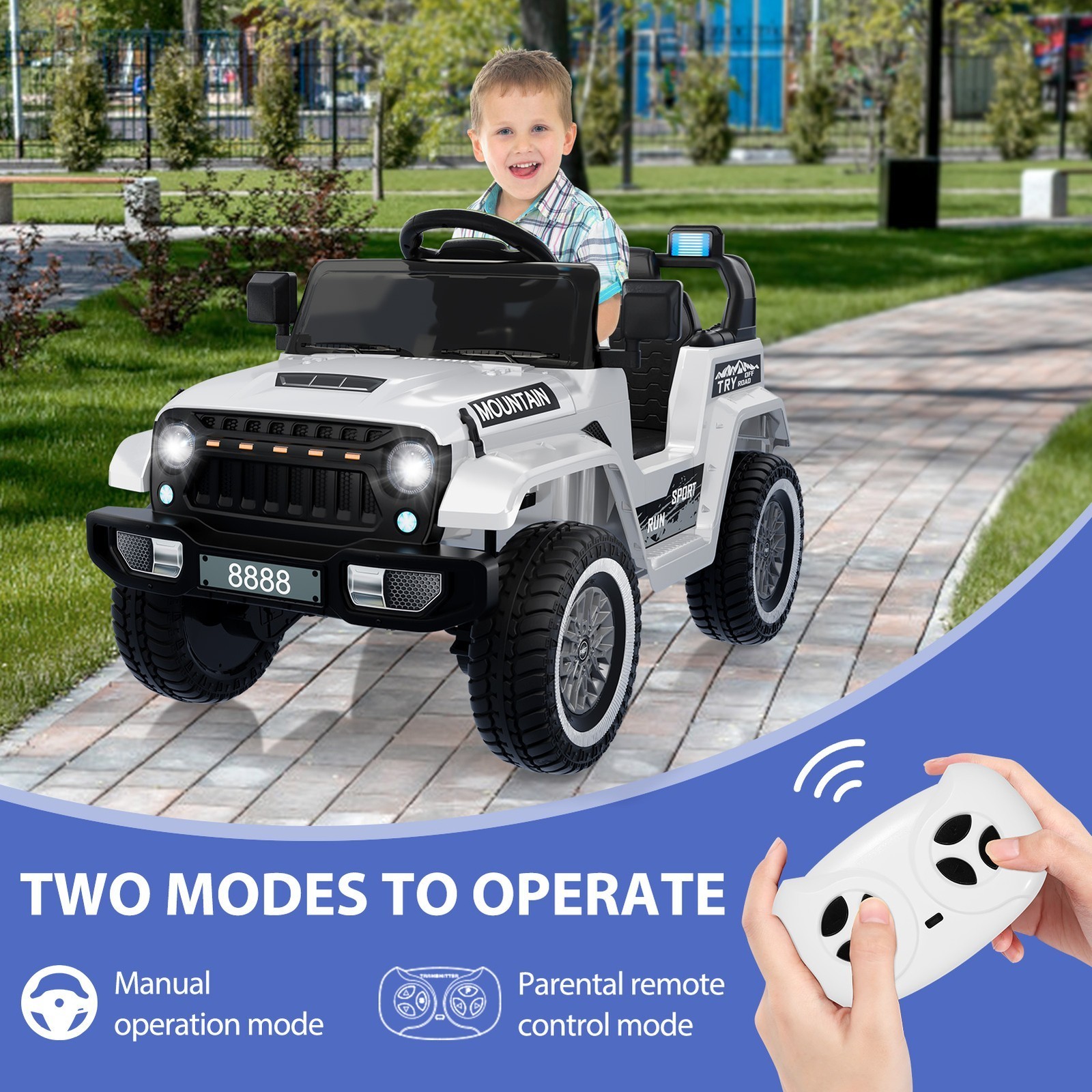 Kids Ride on Car Toy 12V Electric Power Wheels Truck w/Remote Control 3 Speeds