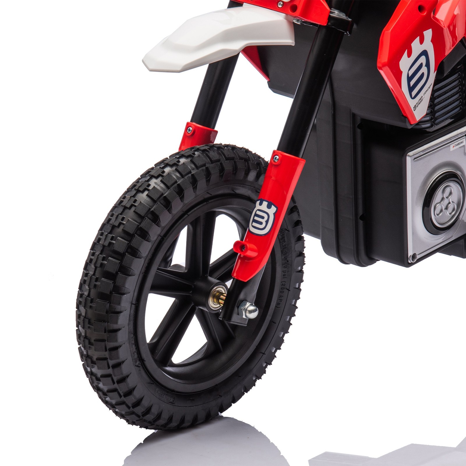 24V Electric Dirt Bike for Kids 5+ Motorcycle Toy Motocross 9.32 MPH Range 200W