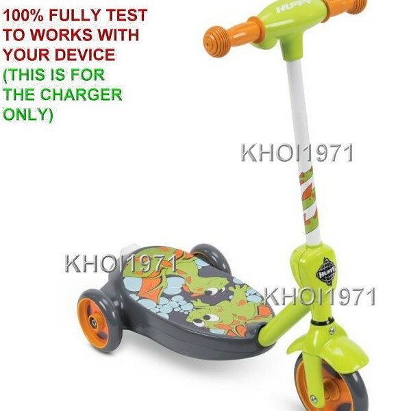 WALL charger AC adapter 8F=4 18007P HUFFY 2 in 1 Bubble Scooter Dragons ride on