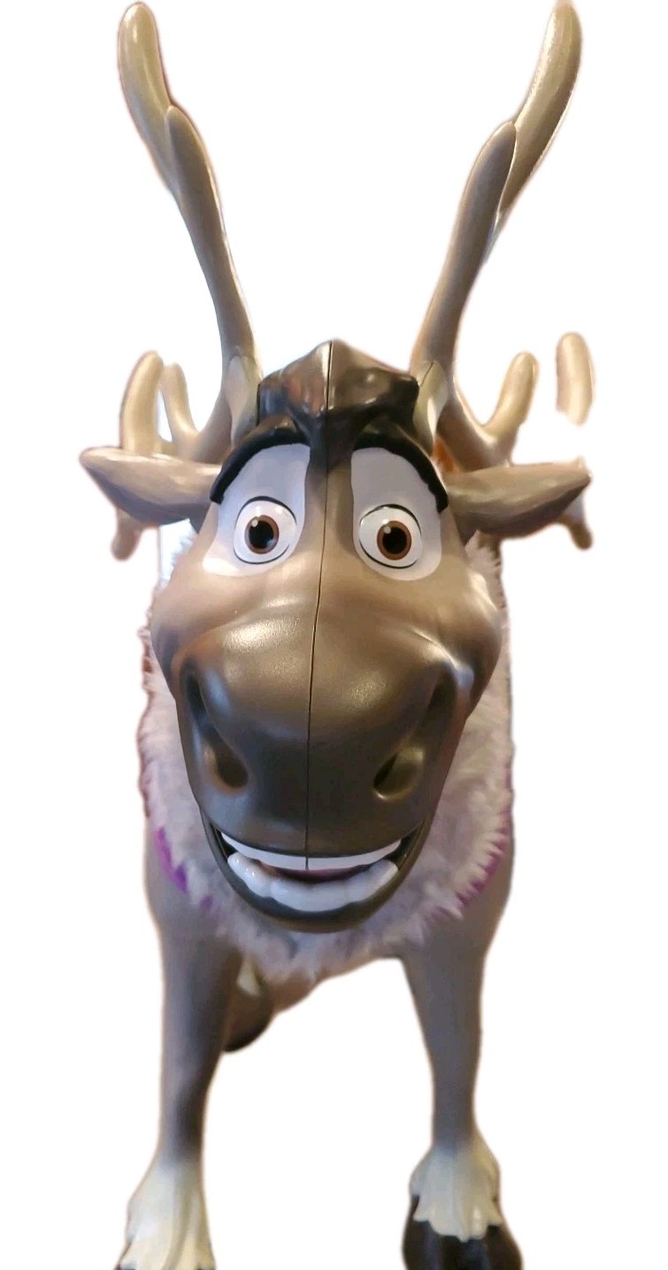 Disney Frozen 2 My Size Playdate Sven Reindeer Ride On Toy with Sounds Life-Size