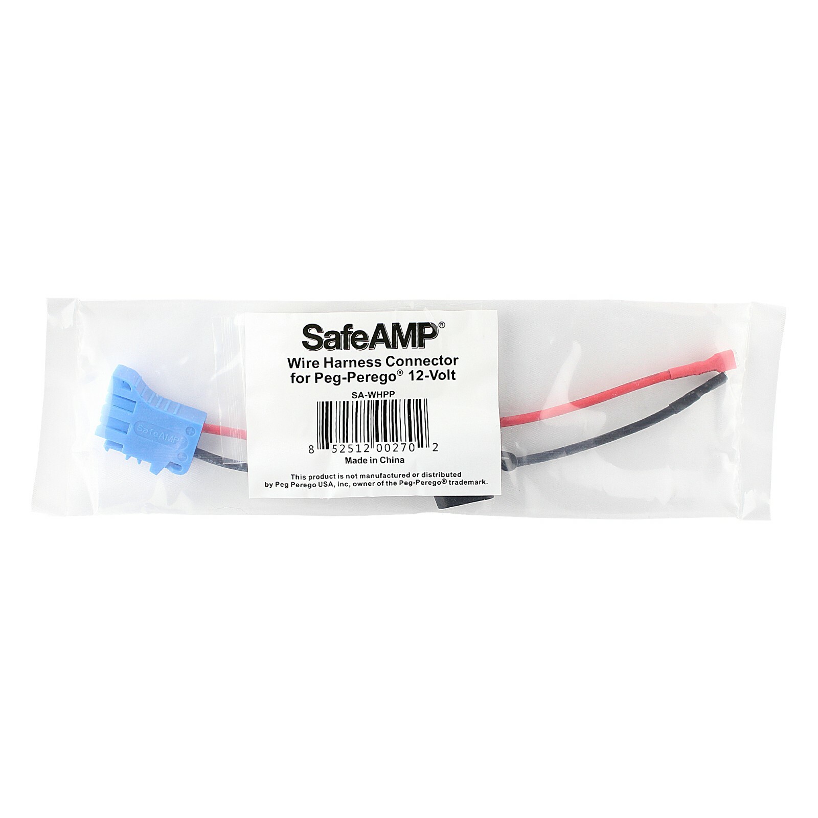 SafeAMP Wire Harness Connector for Peg-Perego 12-Volt SLA Battery