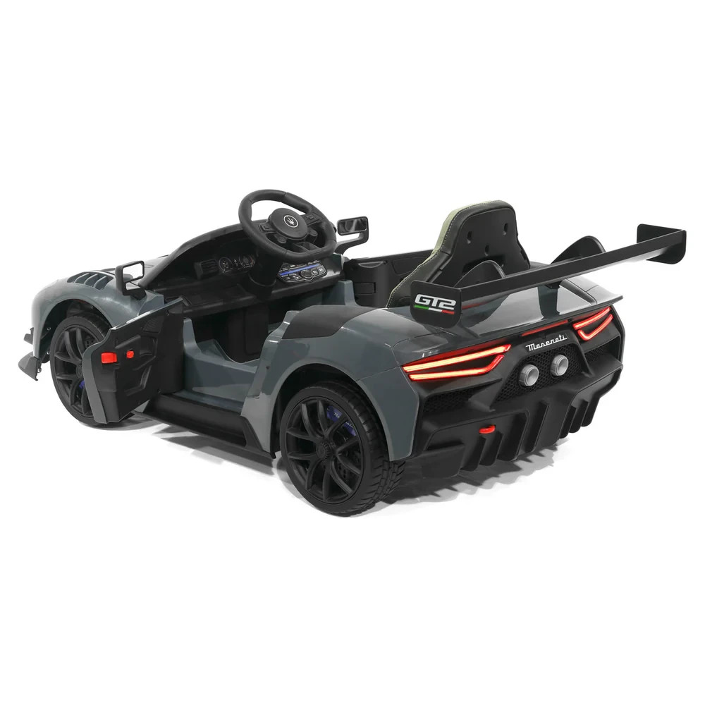 24V Maserati GT2 Kids Ride On Electric Car EVA Foam Rubber Tires Lights Music+RC