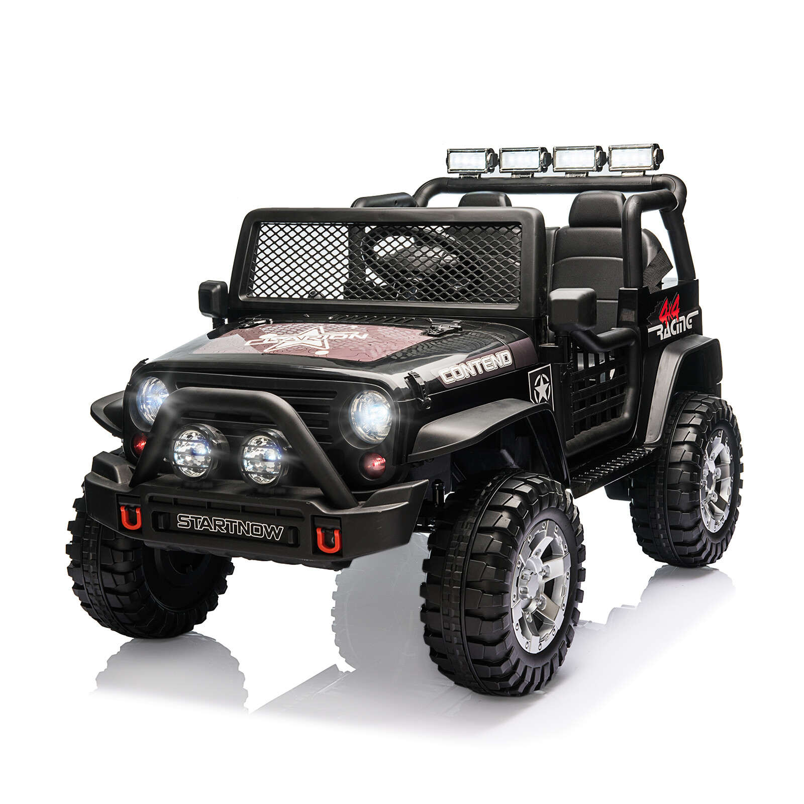 2 Seater Kids Ride On Car Jeep 12V Electric Kids Truck Jeep w/ Remote Control US